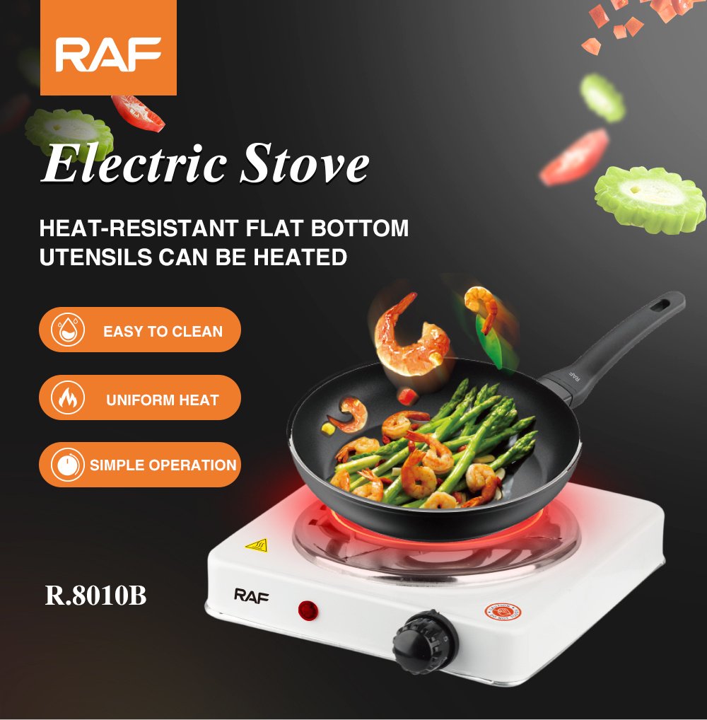 RAF Electric Stove for cooking, Hot Plate Power 1000Watt