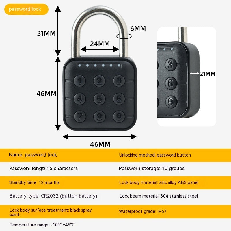 Fingerprint Lock Padlock