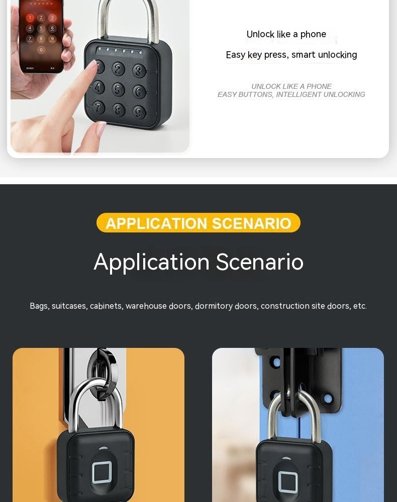Fingerprint Lock Padlock