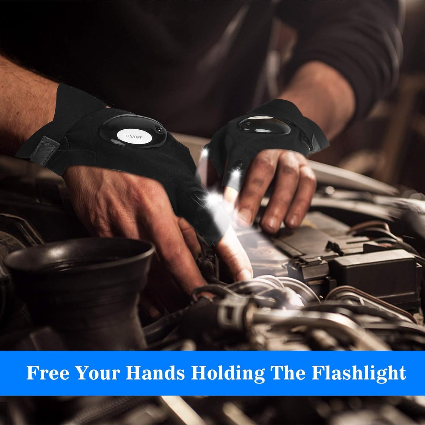 FLASHLIGHT GLOVES
