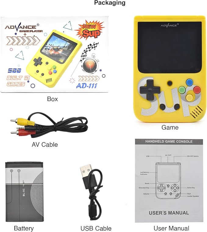 SUP 500 Games Retro Mini Game
