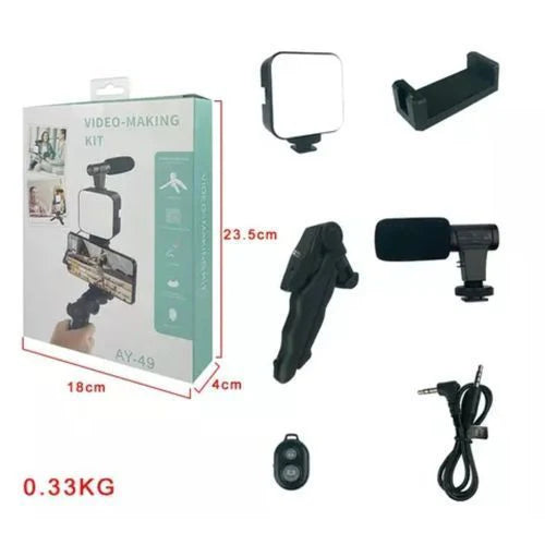 Vlogging Kit for mobile phone - Lightning Compatible Video Vlog Kit