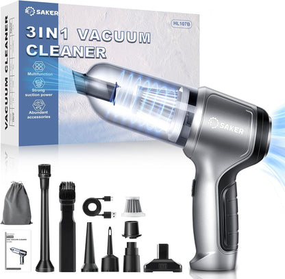 3-in-1 Wireless Vacuum Cleaner for Car, Office, and Home