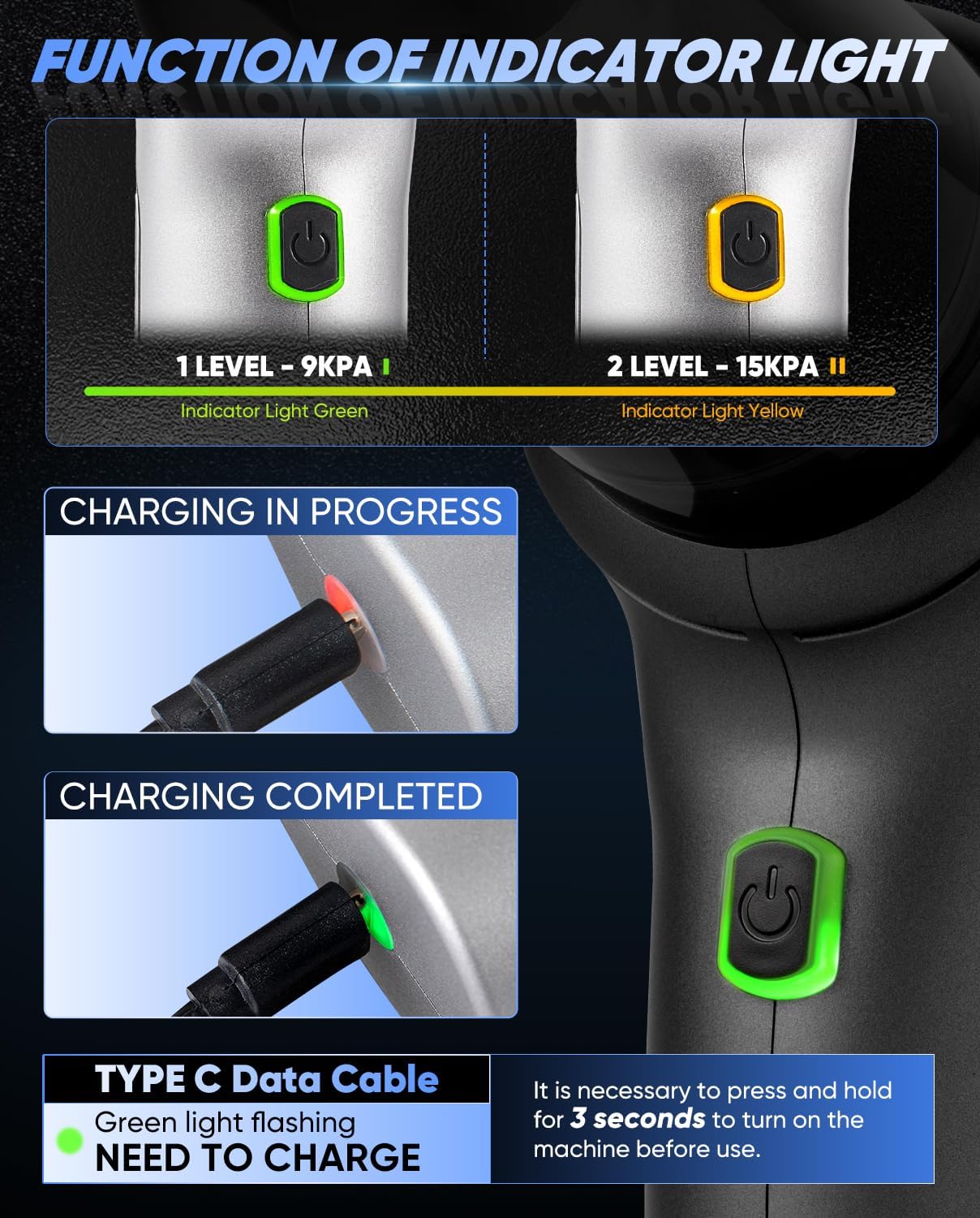 3-in-1 Wireless Vacuum Cleaner for Car, Office, and Home