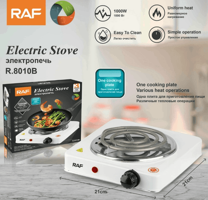 RAF Electric Stove for cooking, Hot Plate Power 1000Watt