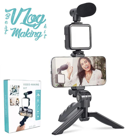 Vlogging Kit for mobile phone - Lightning Compatible Video Vlog Kit